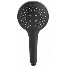 Alovez - Douchette à main noir mat, pommeau de douche à 3 fonctions, pommeau de douche à main haute pression, pour salle de bain et hôtel et salle de