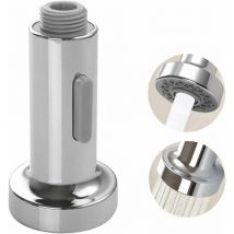 Douchette Robinet Mitigeur Evier Cuisine Press Down Pro Tête 2 Fonctions Jets Mitigeur Cuisine Douchette Universelle Accessoire Robinetterie(Argent)