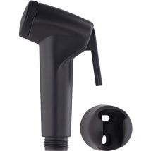 Douchette M1/2 + support + fixations pour kit hygiène noyon & thiebault Noir