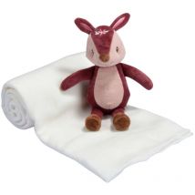 Doudou et son plaid blanc