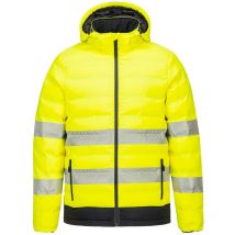 Portwest - Doudoune chauffante haute visibilité par ultrasons couleur : Jaune/Noir taille s