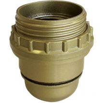 Douille 1/2 Filetée E27 Tibelec Plastique, Or 60 w