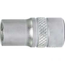 Forum - Douille 1/4'', métrique, Cote s/plats : 4,5 mm, Long. 25 mm