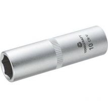 Douille 6,3 mm (1/4'') Toolcraft 816099 1/4'' (6.3 mm) 10 mm 10 mm longueur 50 mm