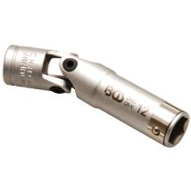 Douille bougie 12 mm à cardan de 3/8