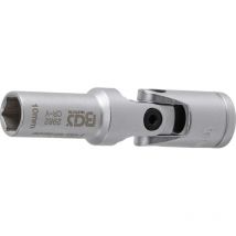 Douille bougie 10 mm à cardan de 3/8