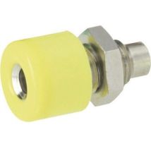 Douille Banane Ø De La Broche: 2.6 Mm Schnepp 187 Gelb Jaune 1 Pc(s) D22607