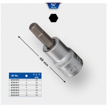 Brilliant Tools - Douille 6 pans - 3/8' - 6mm - BT021873