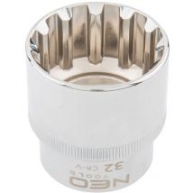 Douille Spline 12 pans 1/2 neo tools