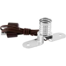 Sf6134 Bn/10 Support D'Ampoule Culot (mini-lampes): E10 Connexion: Banane Mâle 2.6 Mm 10 Pc(s) S205131 - Beli-beco