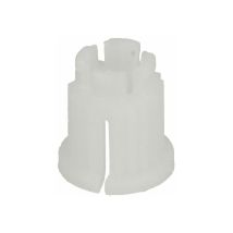 Douille d'arrêt plastique blanc pour tête acrylique