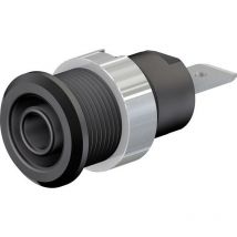 Douille de sécurité femelle ø douilles 4 mm Stäubli SLB4-F6,3/N-X 49.7046-21 noir 1 pc(s) X462171