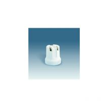 Simon - Douille en porcelaine avec fil E27 couleur blanche