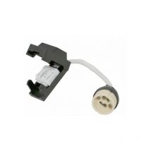 Douille GU10 céramique avec connectique automatique p+n double