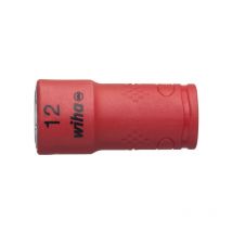 Douille pour clé à douille isolée Six pans mâle 1/4' 12.0 mm (43097) - Wiha