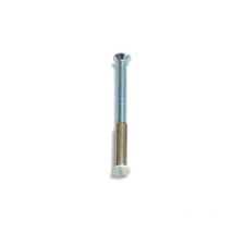 Presa in ottone nichelato per vite Ø4 VACHETTE - L.24 mm - 863984