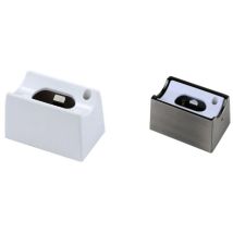 Girard Sudron – Douille linéaire centrale S14D – Plastique blanc ou métal chromé – Culot, Matières, Puissance, Tension électrique