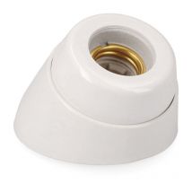 Douille murale courbe en porcelaine e27 EDM