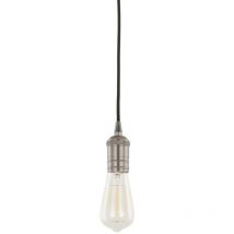Italux - Atrium - Supports de suspension modernes à suspendre noir 1 lumière, E27