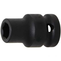 Douille à choc 6 pans courte carré 1/2 de 10 mm