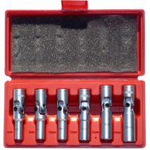 Douilles articulees pour bougies de prechauffage coffret 6 douilles