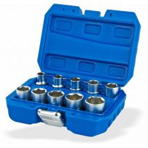 Douilles en pouce chrome vanadium 1/2' - 10 pièces