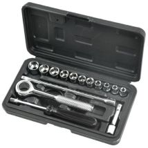 Douilles et embouts 1/4'' - coffret 16 pieces caractéristiques coffret 16 pièces