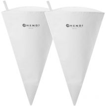 Poche cornet pâtissier à douille et décoration, 45 cm, lot de 2 Hendi 550427