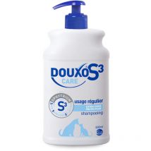 Care Shampooing 500ml - Extra-Doux pour tous les Types de Peaux et de Poils des Chiens et des Chats en Usage Régulier - Douxo S3