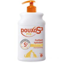 Douxo S3 - Pyo Shampooing 500ml - Nettoyant, Désinfectant et Apaisant pour Chiens et Chats avec des Irritations, des Boutons ou des Croûtes
