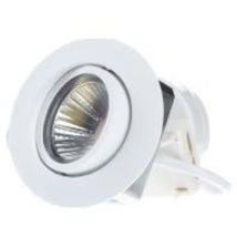 Nobile – 1856861023 – Downlight encastré 8W blanc – Spot encastrable mur et plafond – Largeur 10cm, Hauteur 10cm, Longueur 20cm