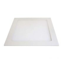 Ecolux - Downlight carré extrafin 12W - Tour Blanc - Blanc Chaud 3000K