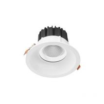 Forlight Lighting - Forlight Dorit - Downlight encastré led 1 lumière intégrée blanc mat IP44 - Blanc chaud