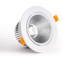 Ledkia - Downlight led 15W Circular Regulable Dim To Warm Corte ø 110 mm Blanco
