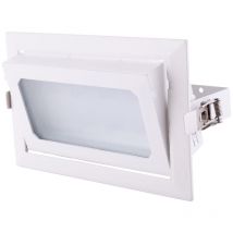 Greenice - Led-downlight-strahler 30w 5000lm 2700ok Rechteckig Verstellbar 40.000h [ho-cob-r-or-30w-ww]