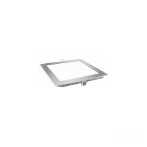 Alfa - Downlight led froid carré argent mat 3w