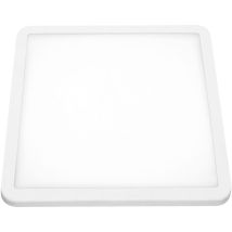 Downlight Led Carré Orientable Matel Blanc 15w Chaud