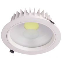 Downlight led Downlight encastré rond 35W 2850lm Ø20cm 3000K Blanc Eilen