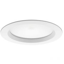 Downlight led encastrable rond pro Professional led (30W 4000K 2741lm) IP44 Ø22,5x5,3cm coloris blanc