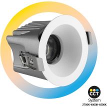 Barcelona Led - Downlight led Exterior 12W - cct - Chip osram - Driver philips - - Blanco
