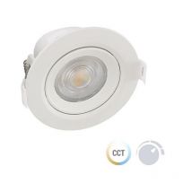 Downlight Led kor, 7W, cct, gradable par Triac, 3000-4000-6000K