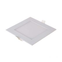Spot led Encastrable Extra-plat 18W Carré Blanc Avec Transfo V-tac VT-1807 - 120 ° - Blanc chaud - 2700K