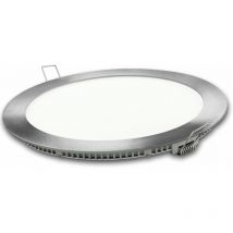 Downlight LED Redondo Plata 18W Neutra Matel