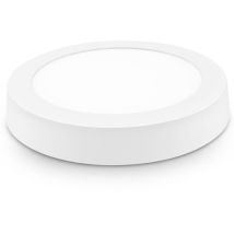 Downlight Led Surface Ronde Blanc Mat 24w Neutre