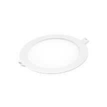Downlight led rond encastrable (6W 6500K 660lm) IP20 Ø12,1cm coloris blanc