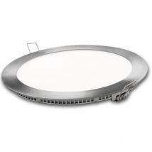 Downlight led rond Matel argent 15w neutre