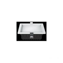 Downlight Led Intego Pro Carré 26w 1490lm 7x18x18 Cm Blanc 6400k Coupé 15.5x15.5 Cm