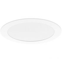 Downlight led encastrable rond pro Professional led (20W 4000K 1560lm) IP44 Ø22,6x4,1cm coloris blanc