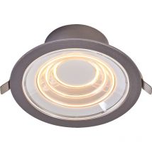 Ledvance - Downlight decor fil dl ripple, argent, 9W, 850lm