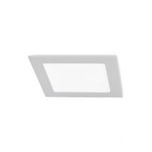 Downlight quadrato Easy Square con luce led bianco neutro 4000K in grigio